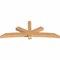 Ekena Millwork Alberta Smooth Timber Gable Bracket, Western Red Cedar, 96"W x 36"H x 5 1/2"D x 5 1/2"F, 9/12 Pitch GBW096X36X0606ALB00SWR - alternate 2